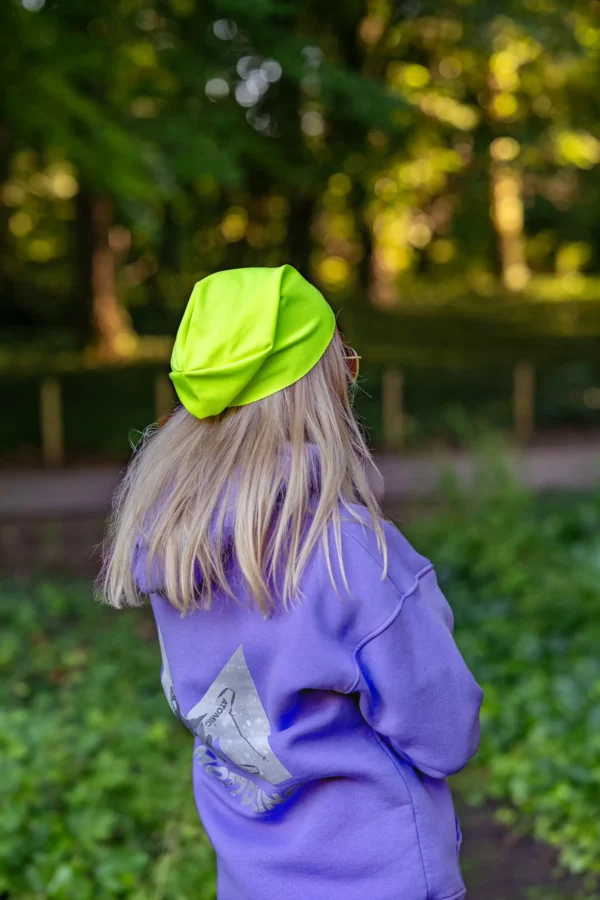 Czapka materiałowa "Neonowy żółty" 17 czapka lekka neonowa