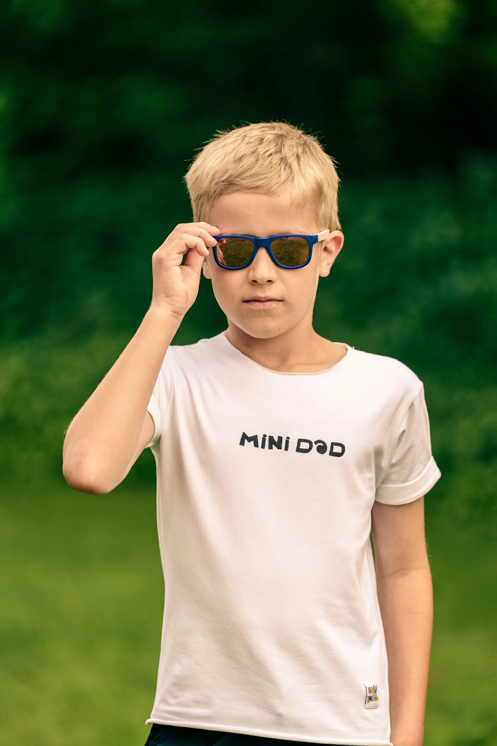 Koszulka dziecięca biała Mini DAD 43 20250801 DSC06811