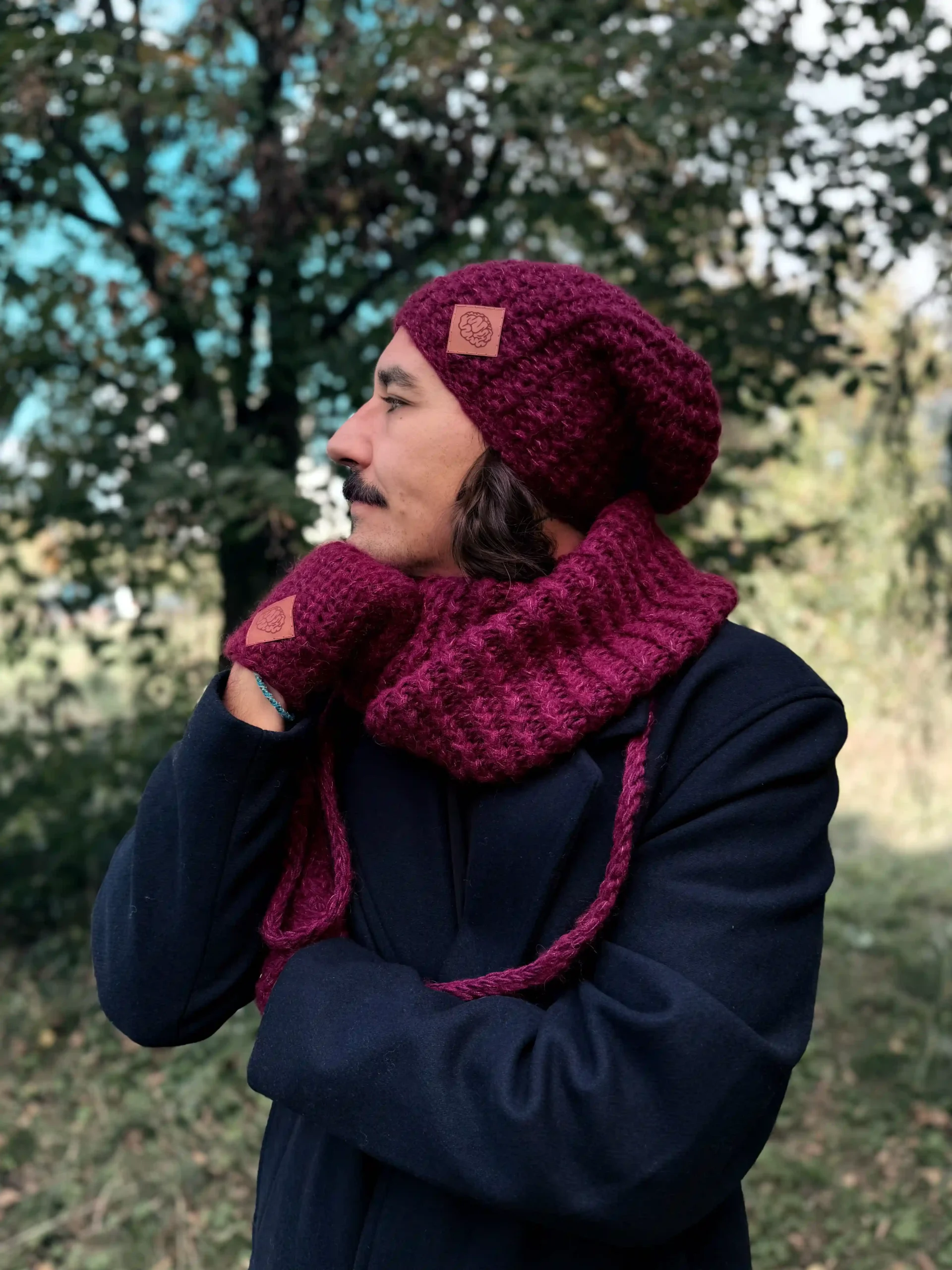 Męska czapka MERINO Neverland "Bordo" + podszewka JEDWAB 48 Facetune 06 10 2025 20 26 47 scaled 1