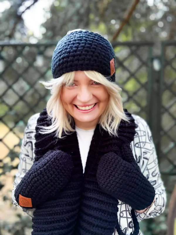 Welniana opaska zimowa