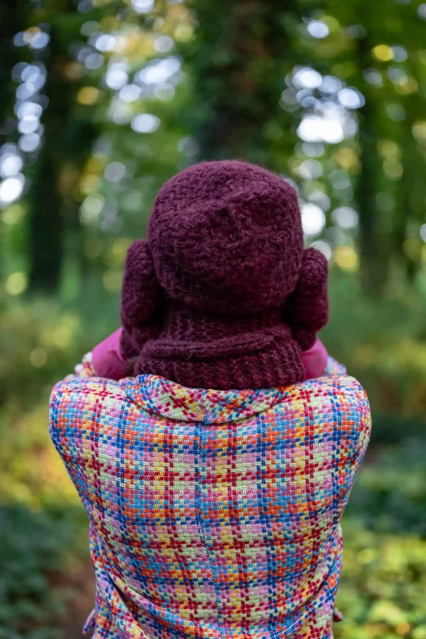 Czapka MERINO Explorer "Bordo" 15 beanie bordowa