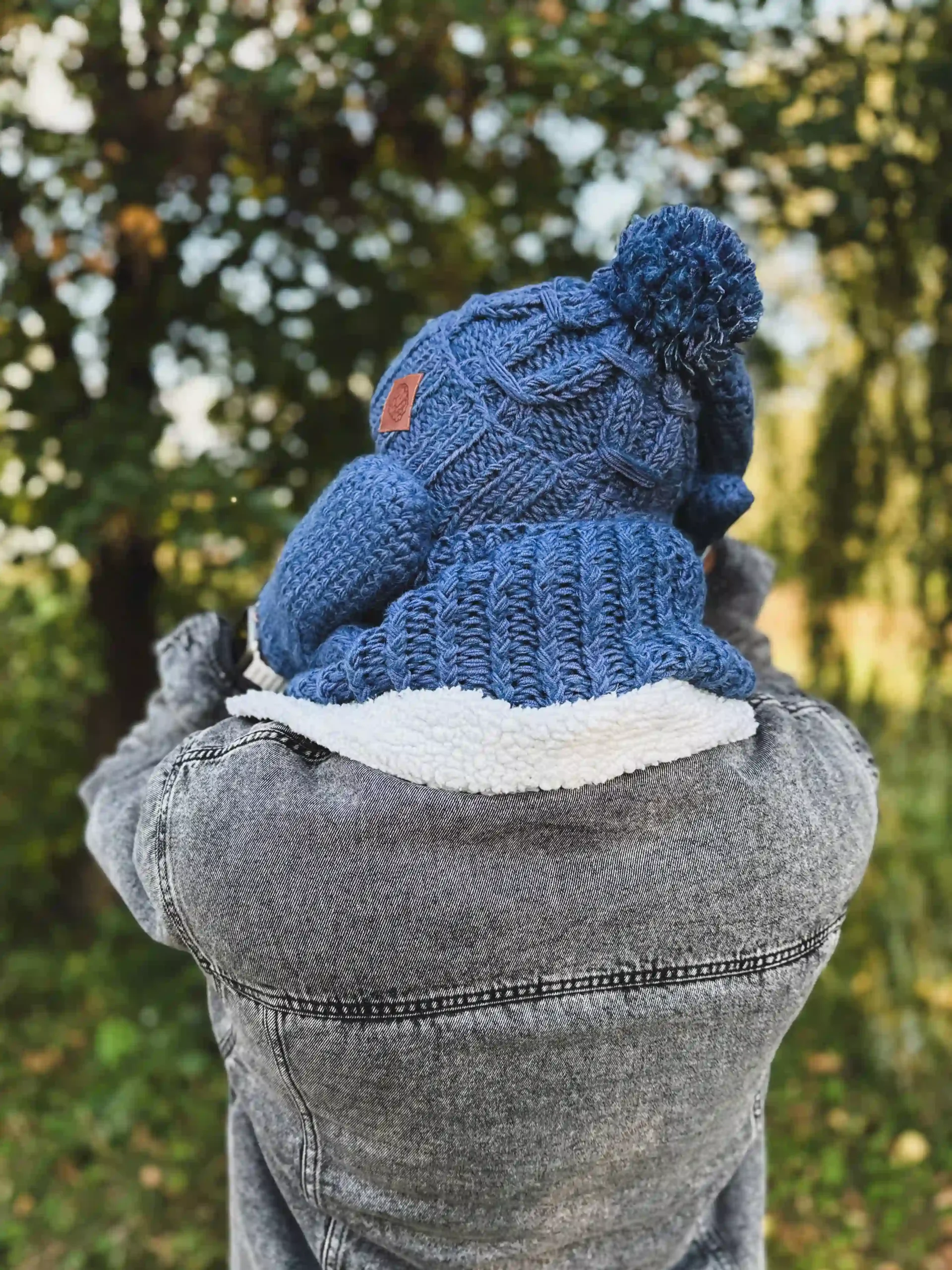 Męska czapka MERINO Euforia "Ciemny niebieski" 43 beanie meska 1 scaled 1