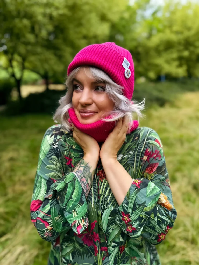 beanie rozowa 1