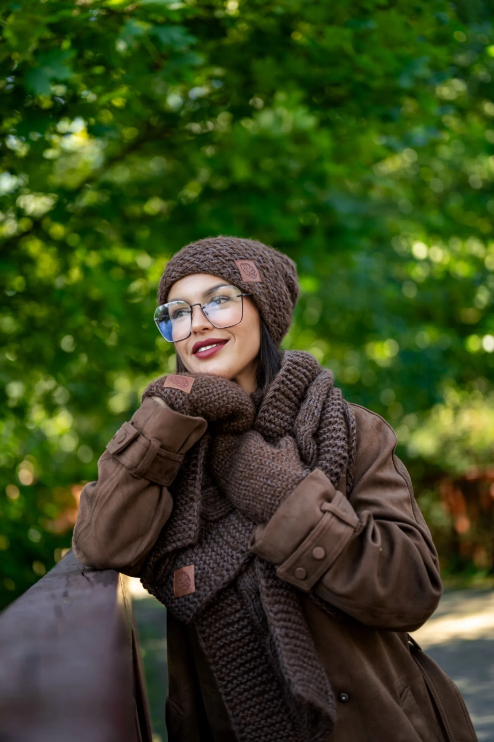 Czapka MERINO Explorer "Brązowy" 35 brazowa czapka merino 1