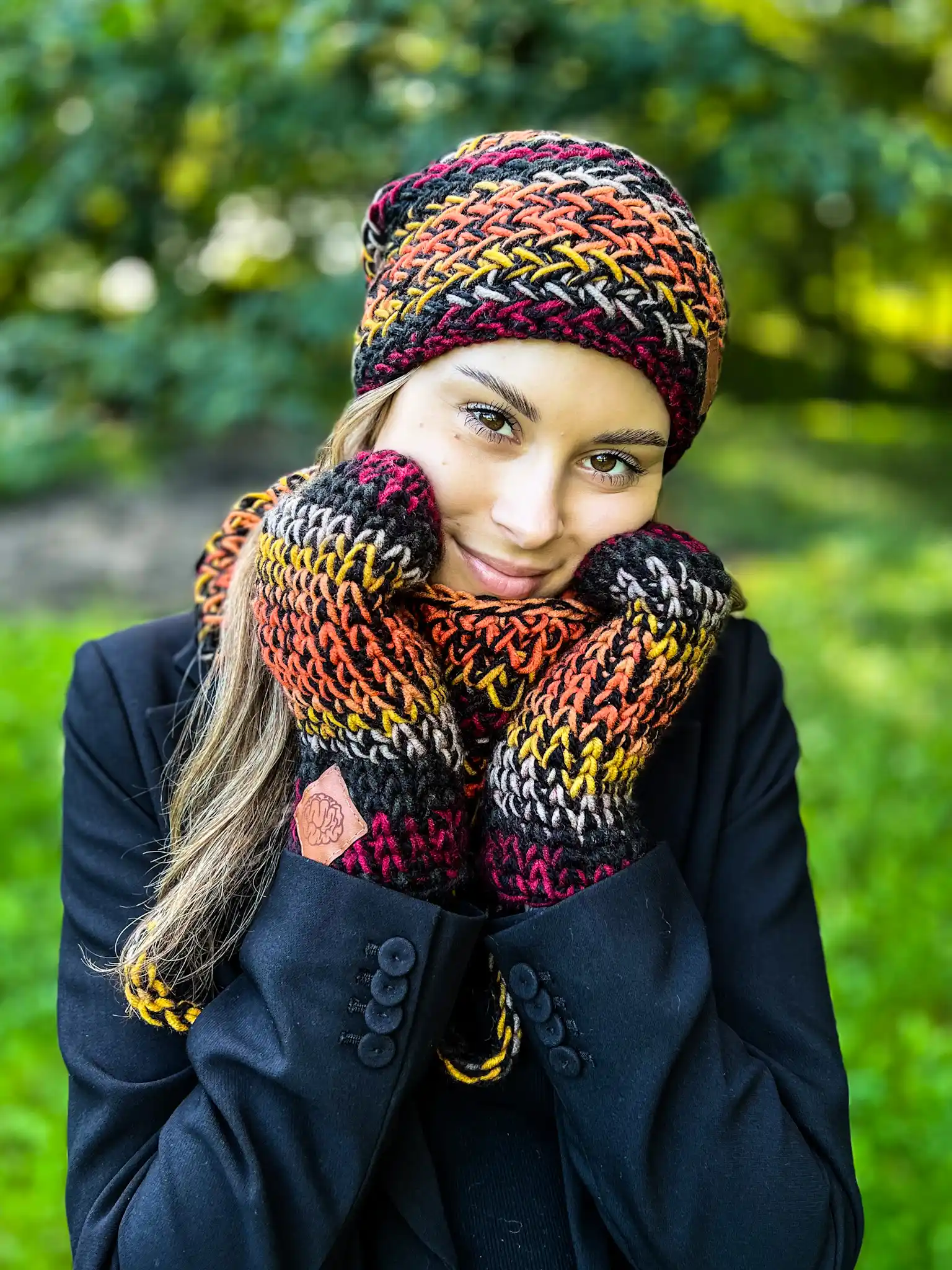 Ciepła czapka MERINO 50% ,,Ciemna jesień" EXPLORER 177 Ciepła czapka MERINO 50% ,,Ciemna jesień" EXPLORER - obrazek 7