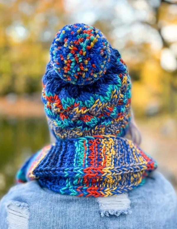ciepla czapka handmade na apres ski scaled 1