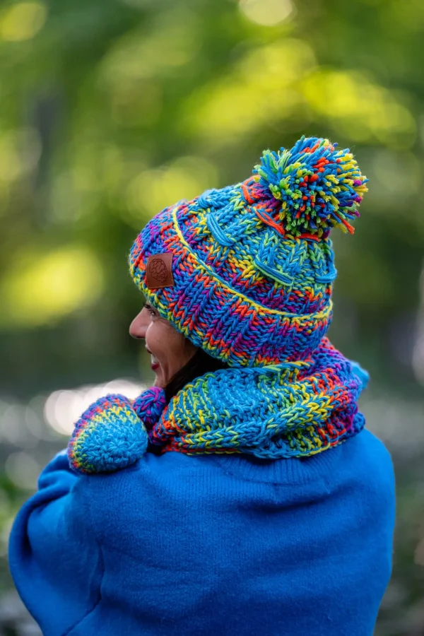czapka handmade damska merino