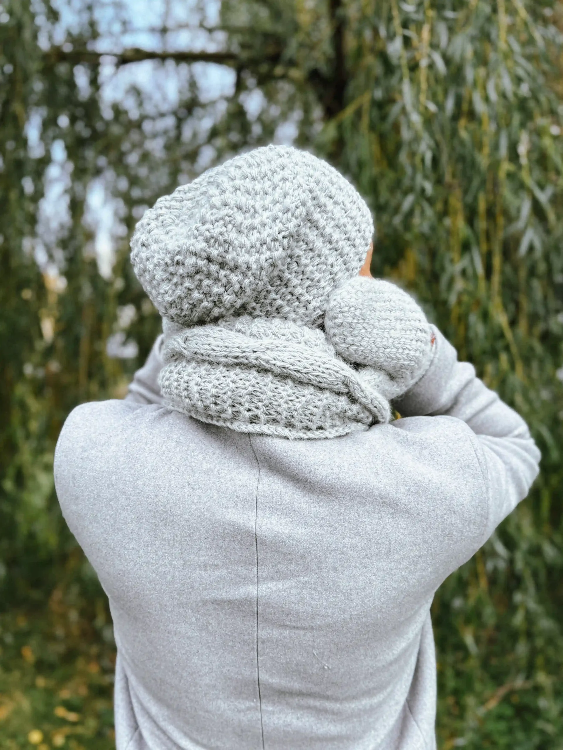 Męska czapka MERINO Neverland "Wybielony szary" + podszewka JEDWAB 86 czapka kaszmir scaled 1