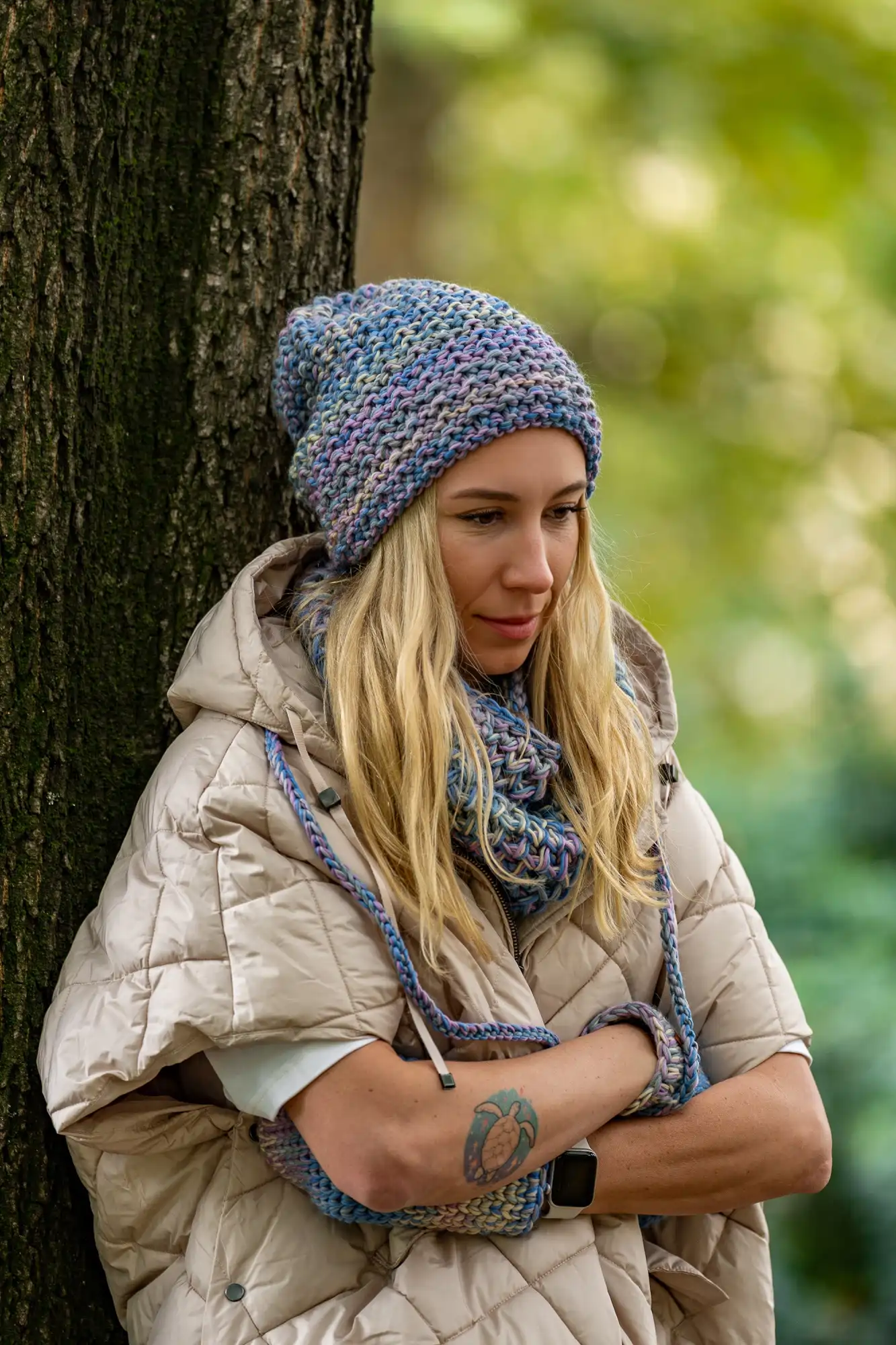 Czapka MERINO 100% Neverland "Pastele" + podszewka BAWEŁNA 247 czapka merino pastelowa