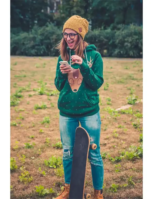 Luźna czapka zimowa NEVERLAND "Miodowa musztarda" 4 czapka na zime ciepla z wloczki