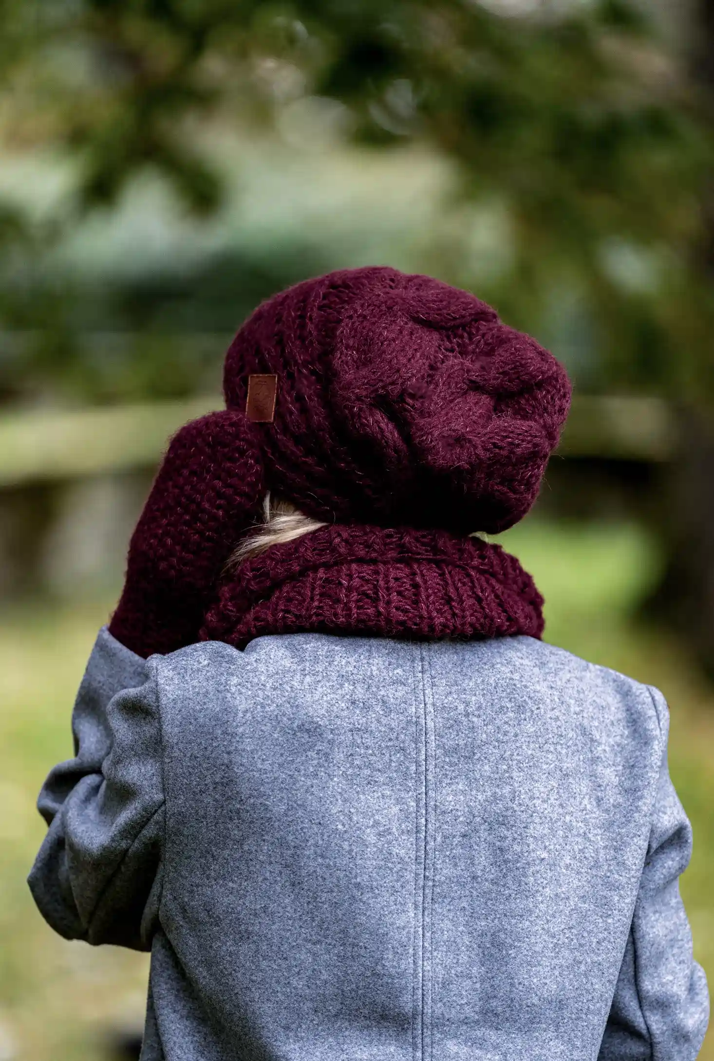 Czapka MERINO This is it "Bordo" 50 czapka niepsujaca fryzury 3
