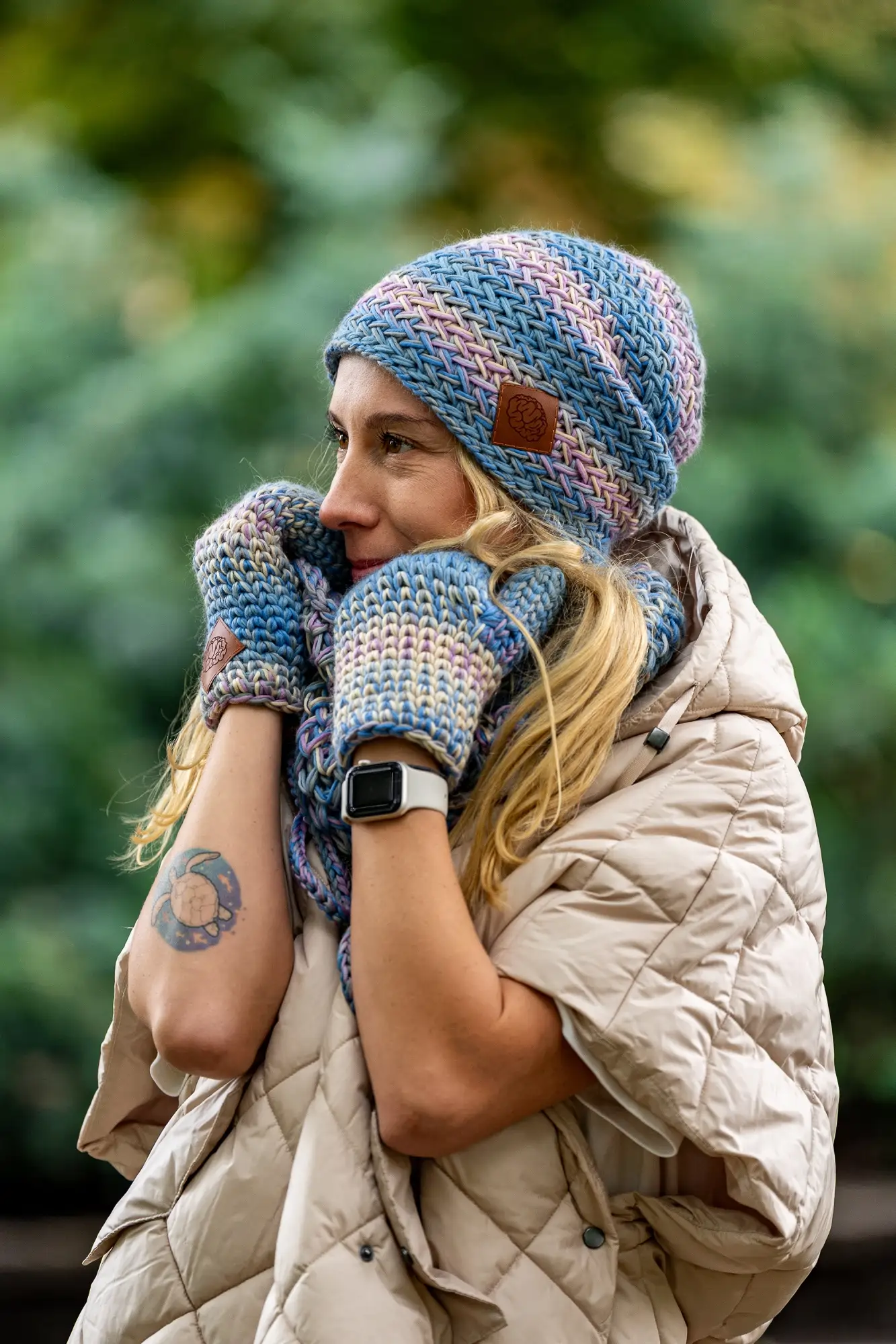 Czapka MERINO 100% Explorer "Pastele" 80 czapka pastelowa merino