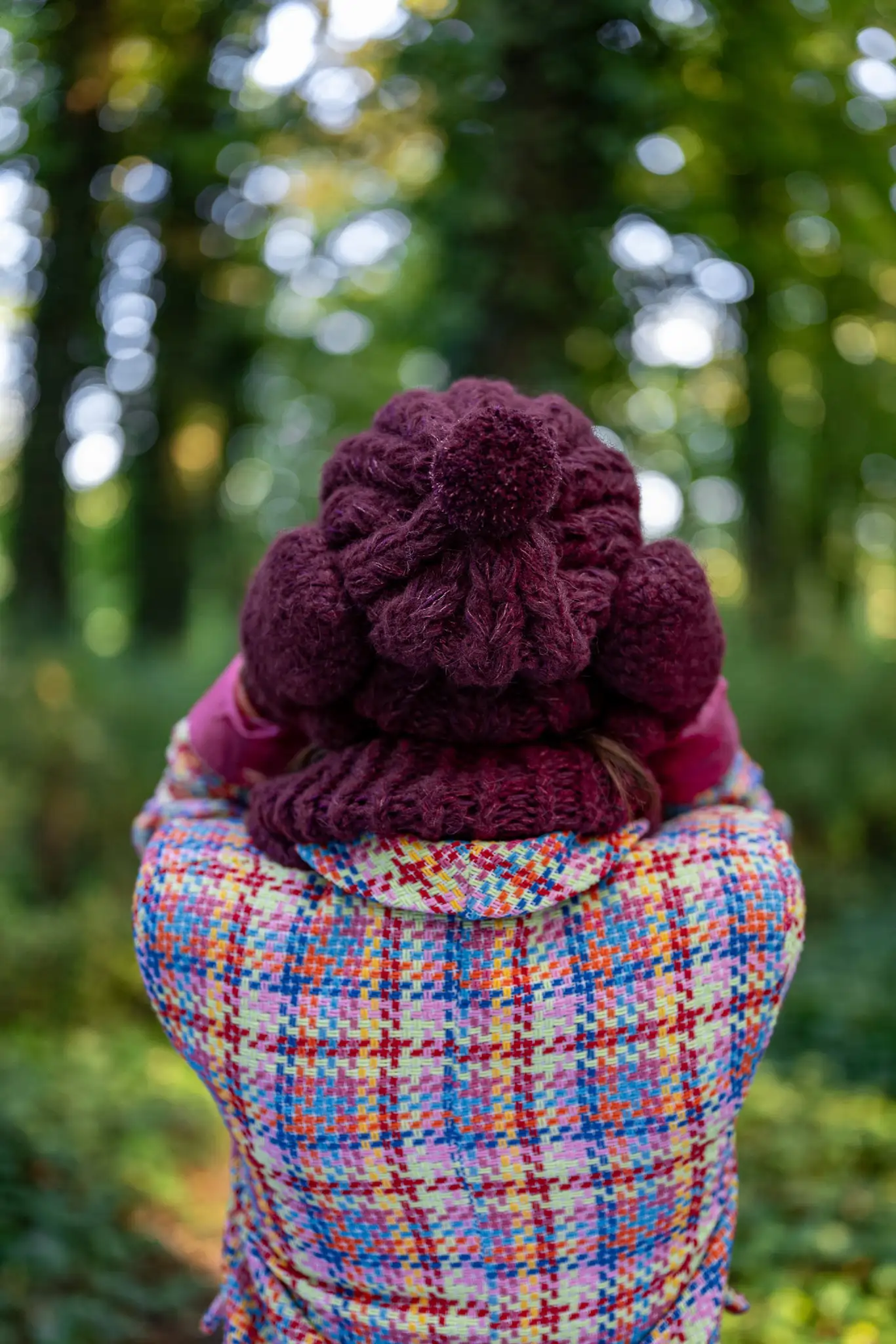 Czapka MERINO Smile "Bordo"+ podszewka JEDWAB 36 czapka z pomponem merino 1
