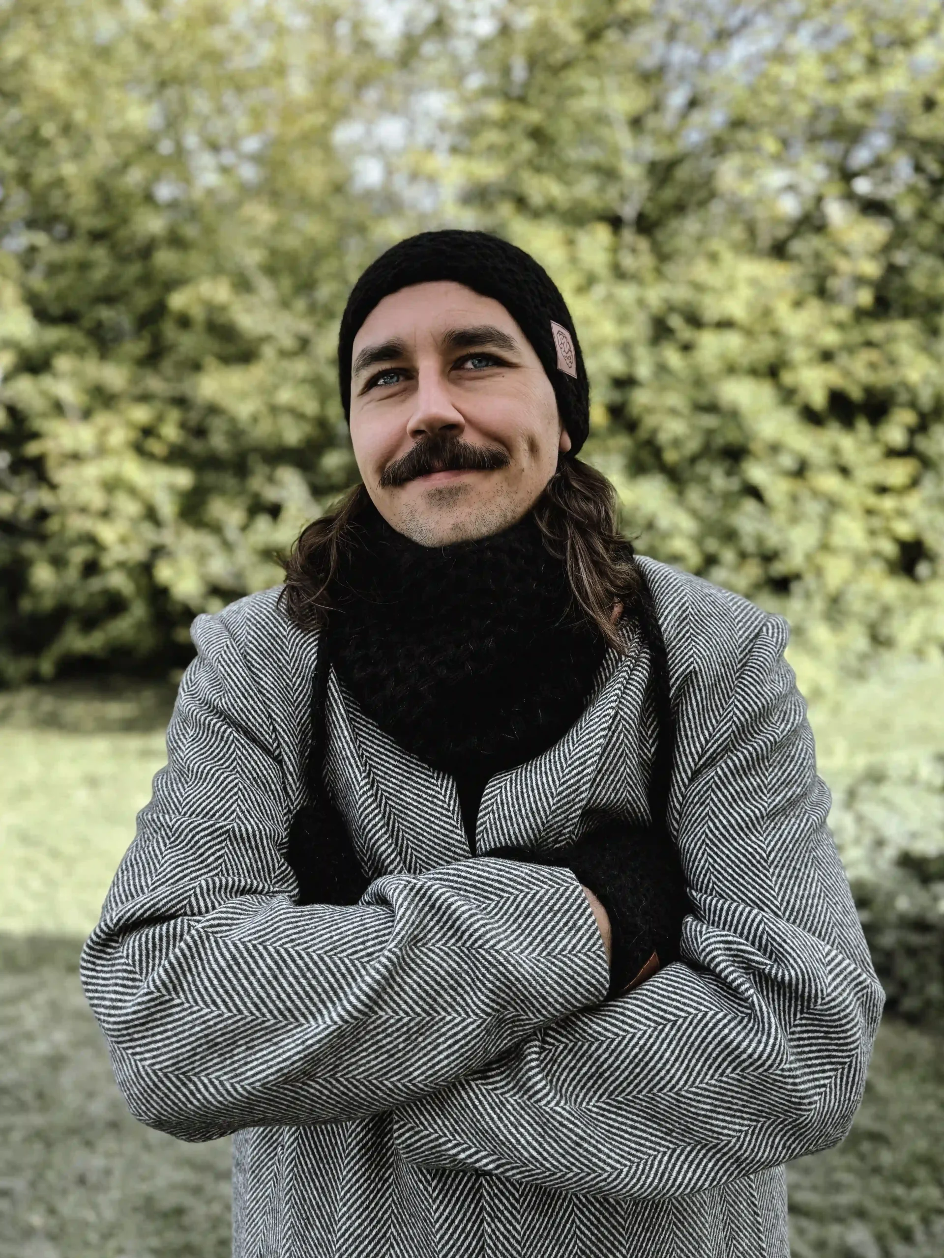 Męska czapka MERINO Explorer "Czarny" 46 czapka zimowa merino czarna scaled 1