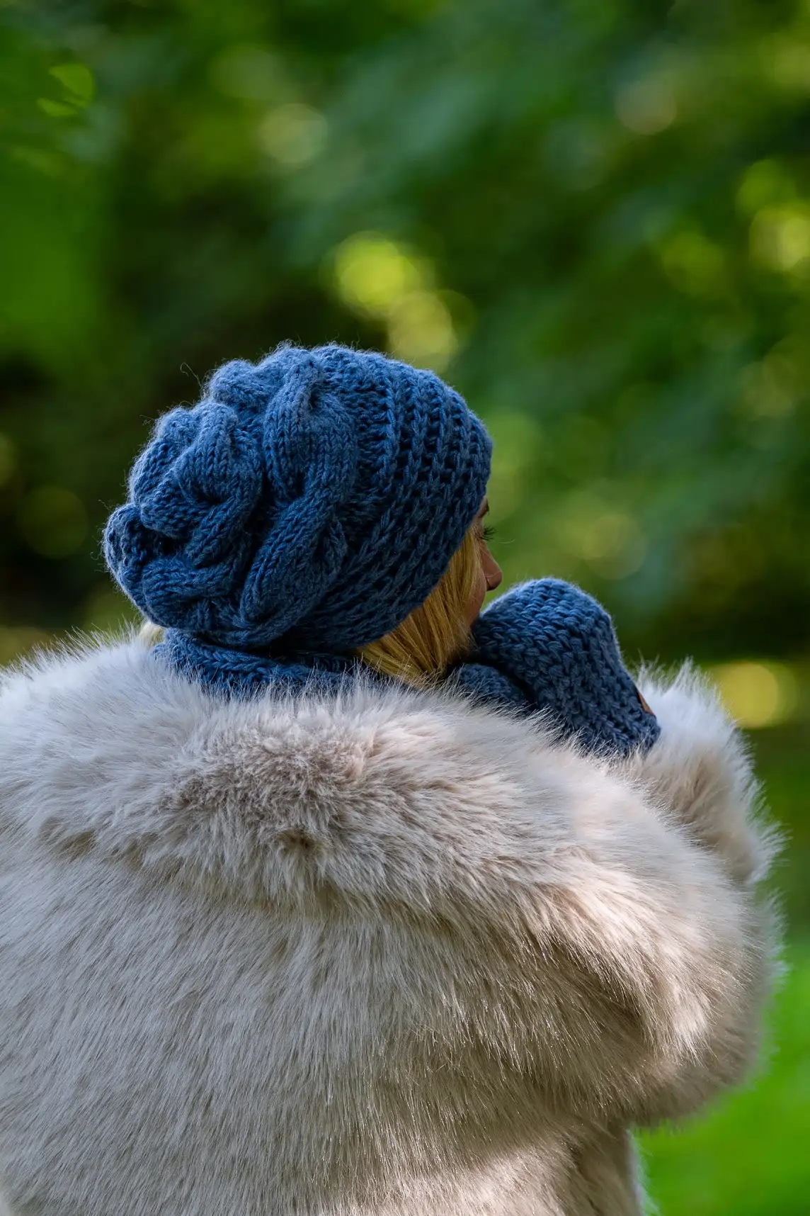 Czapka MERINO This is it "Ciemny niebieski" 119 czapka zimowa niebieski kobalt merino
