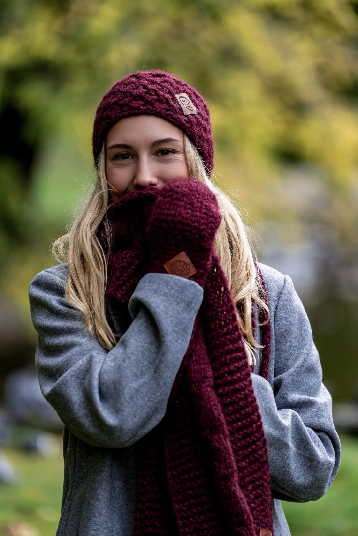 Rękawiczki MERINO "Bordo" 52 czapki zimowe zamowienia dla firm