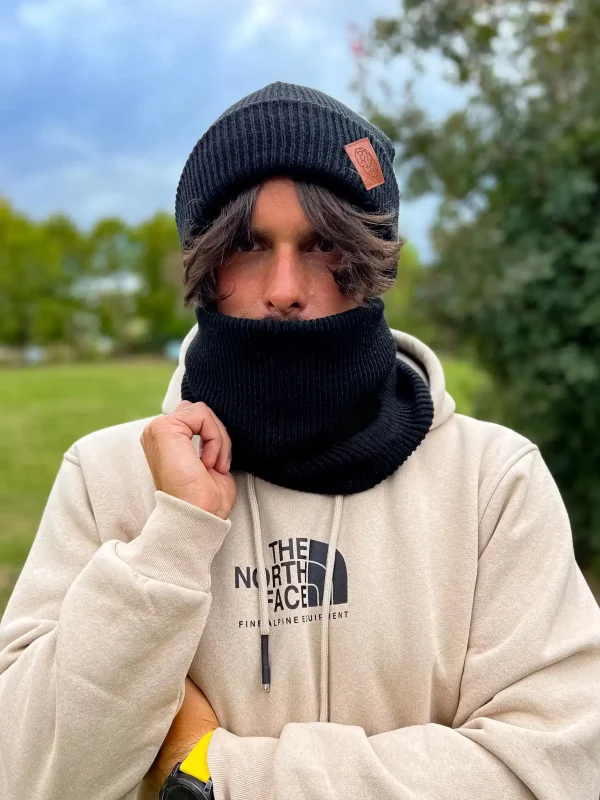 czarny komin meski
