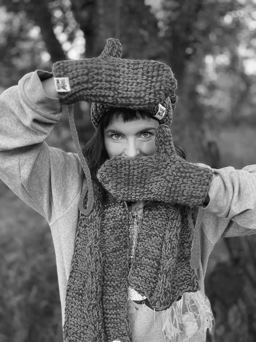 Rękawiczki handmade na zamówienie 32 glowna rekawiczki zimowe z welny
