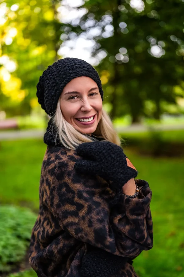 jedwabna podszewka pod czapka