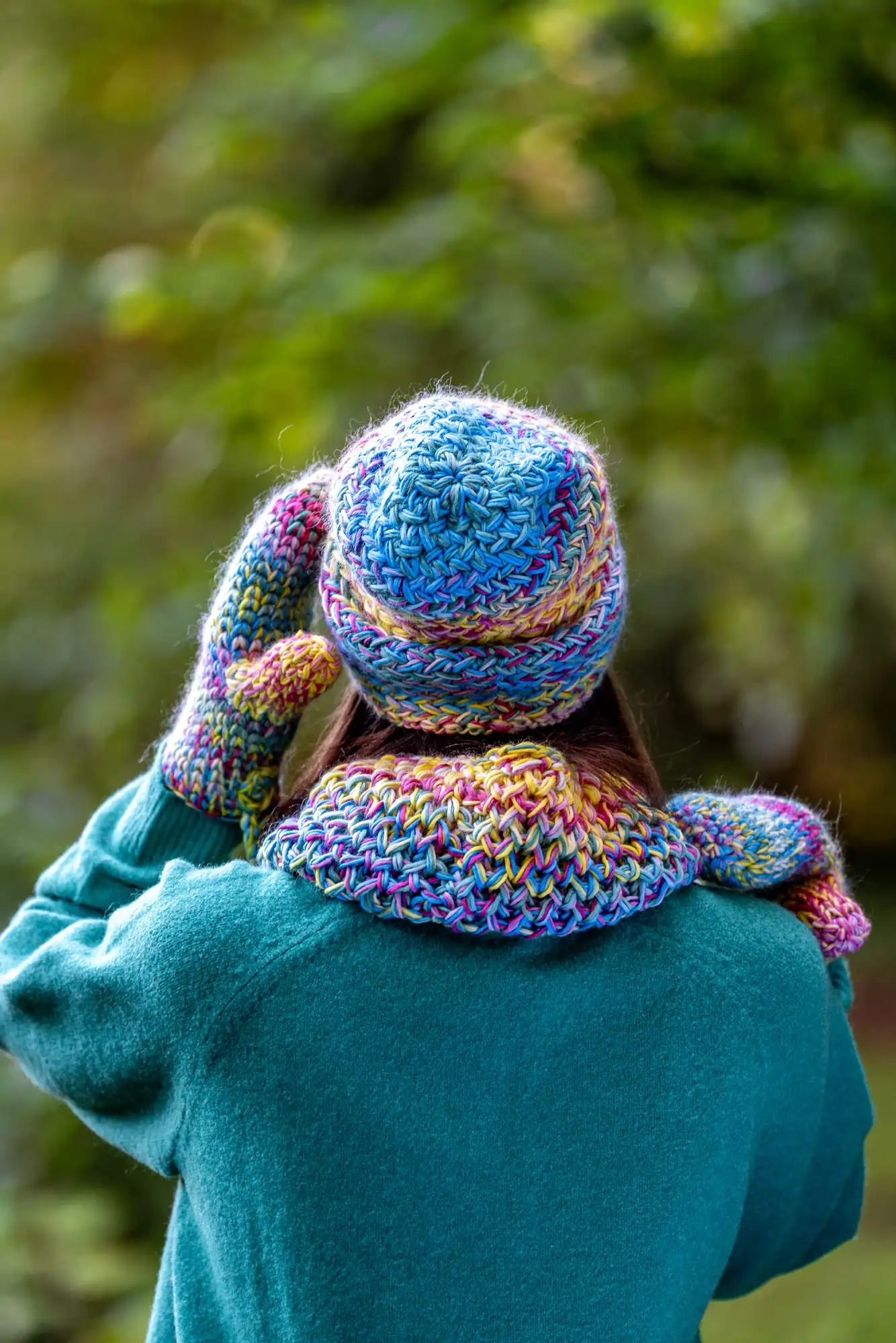 Czapka MERINO 100% Explorer "Cukierki" 53 kolorowa czapka 1