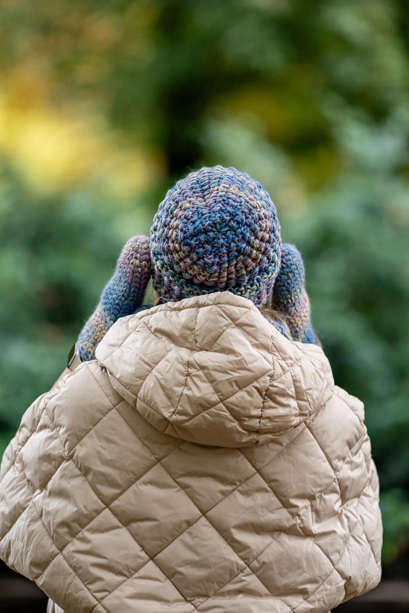 Czapka MERINO 100% Neverland "Pastele" + podszewka BAWEŁNA 246 kolorowa czapka damska pasteleowa