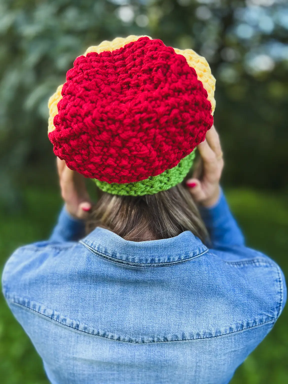 Czapka zimowa slouchy NEVERLAND "Reggae" 17 kolorowa czapka handmade unisex