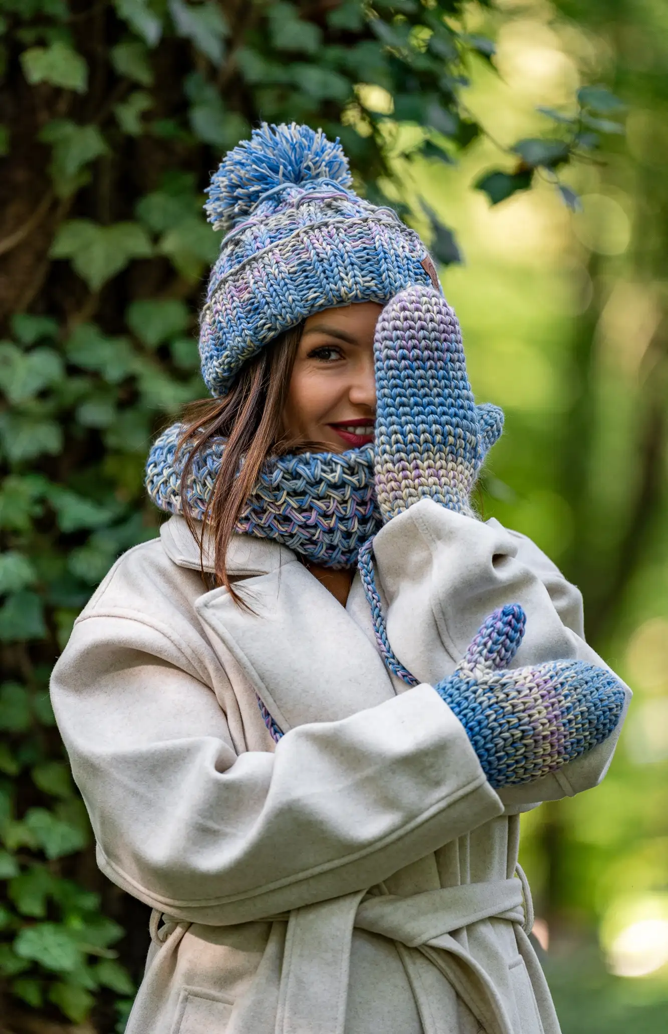 Czapka MERINO 100% Euforia "Pastele" 37 kolorowe czapki merino