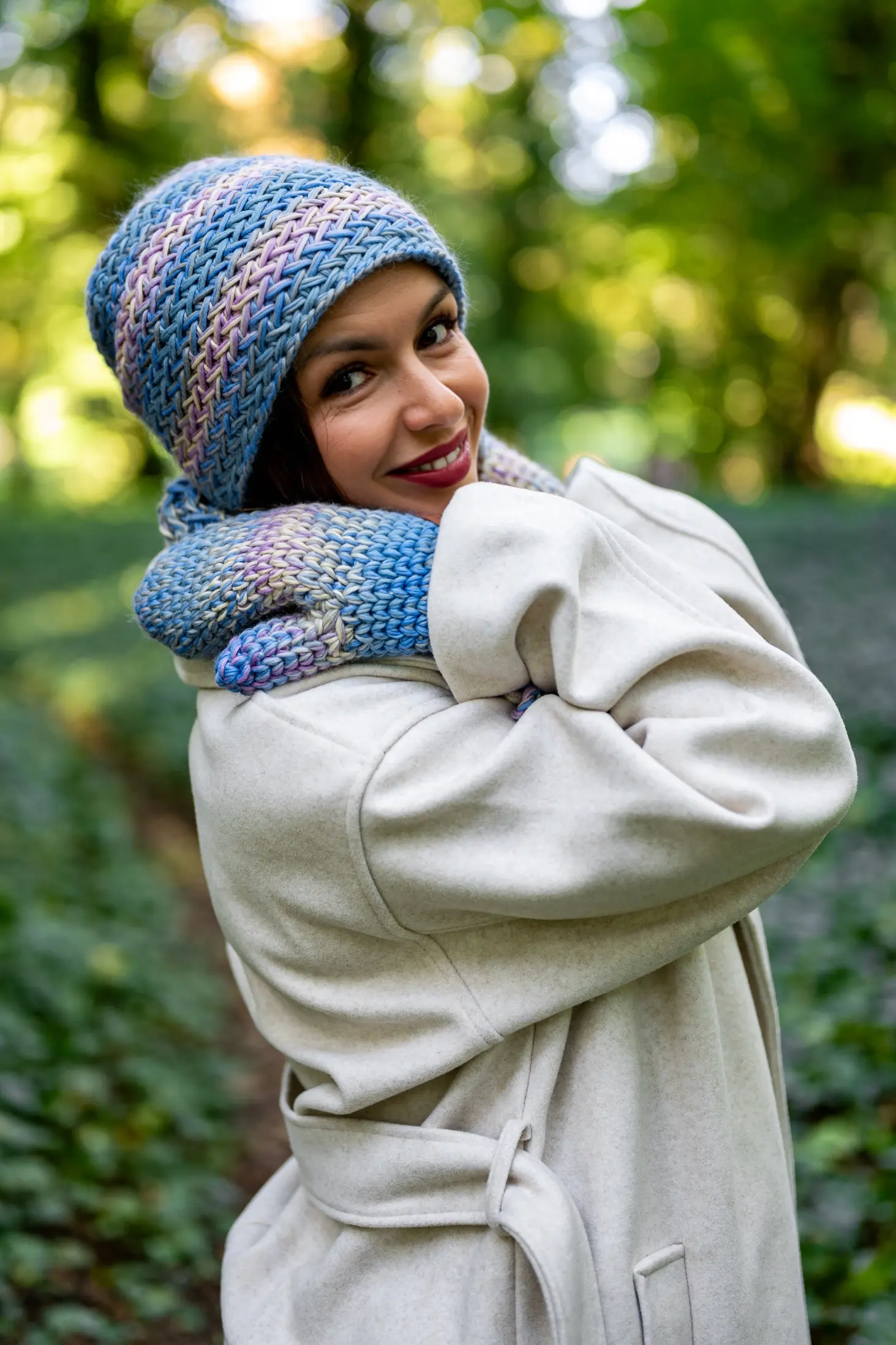 Rękawiczki MERINO 100% "Pastele" 133 kolorowe rekawiczki merino