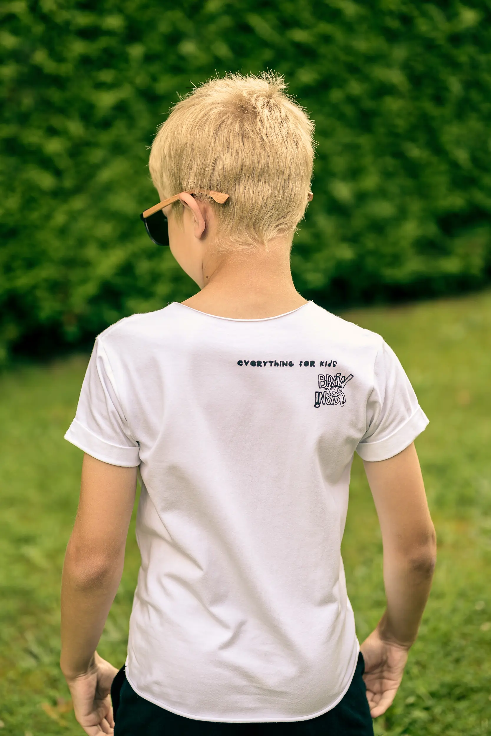 Koszulka dziecięca biała Mini DAD 46 koszulki rodzinne z napisami