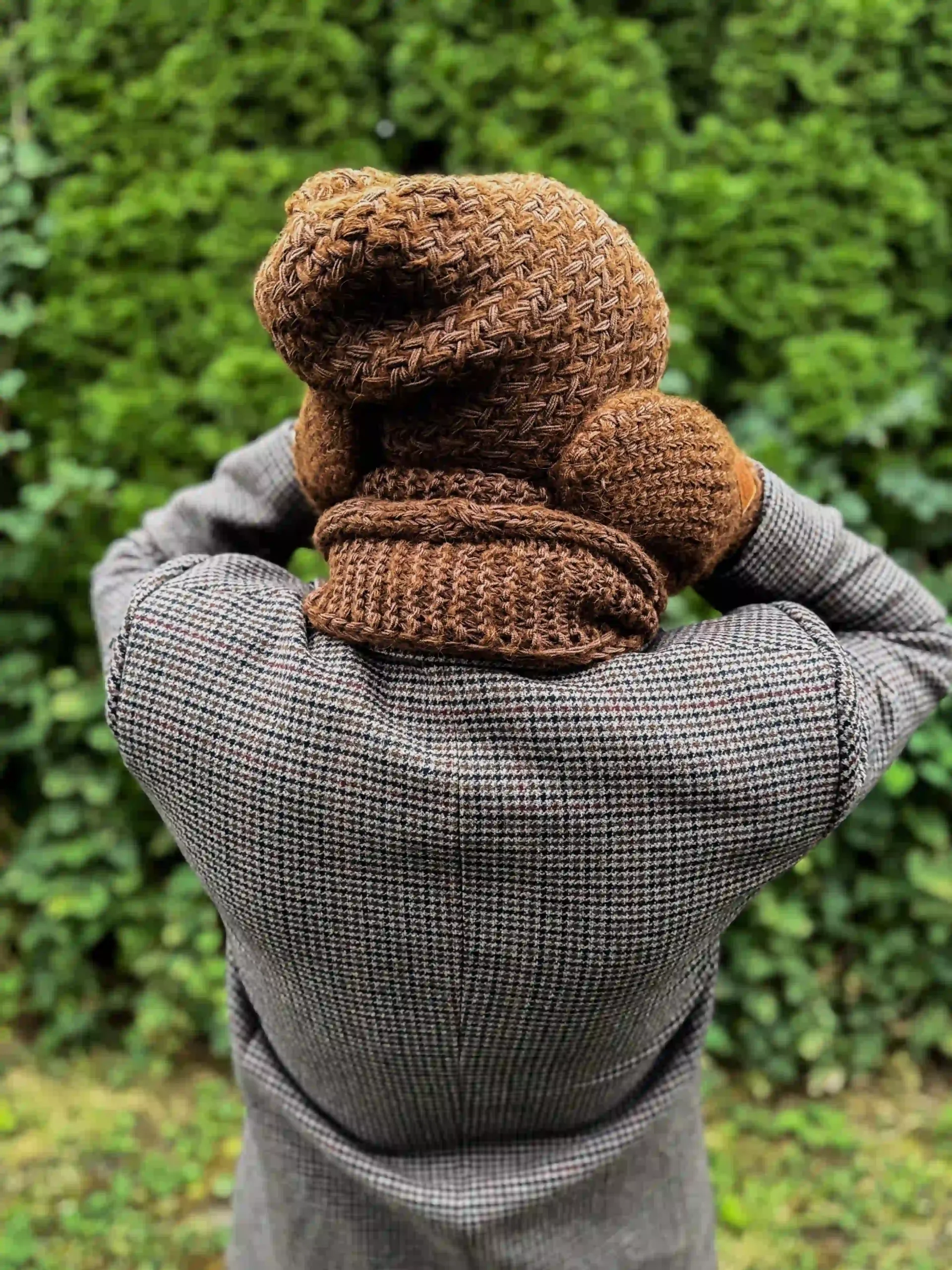 Męska czapka MERINO Explorer "Brąz" 104 merynos czapka scaled 1
