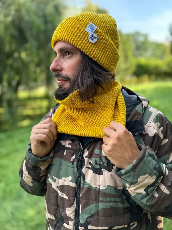 Komin męski “Miodowy” 9 meska beanie miodowa scaled 1