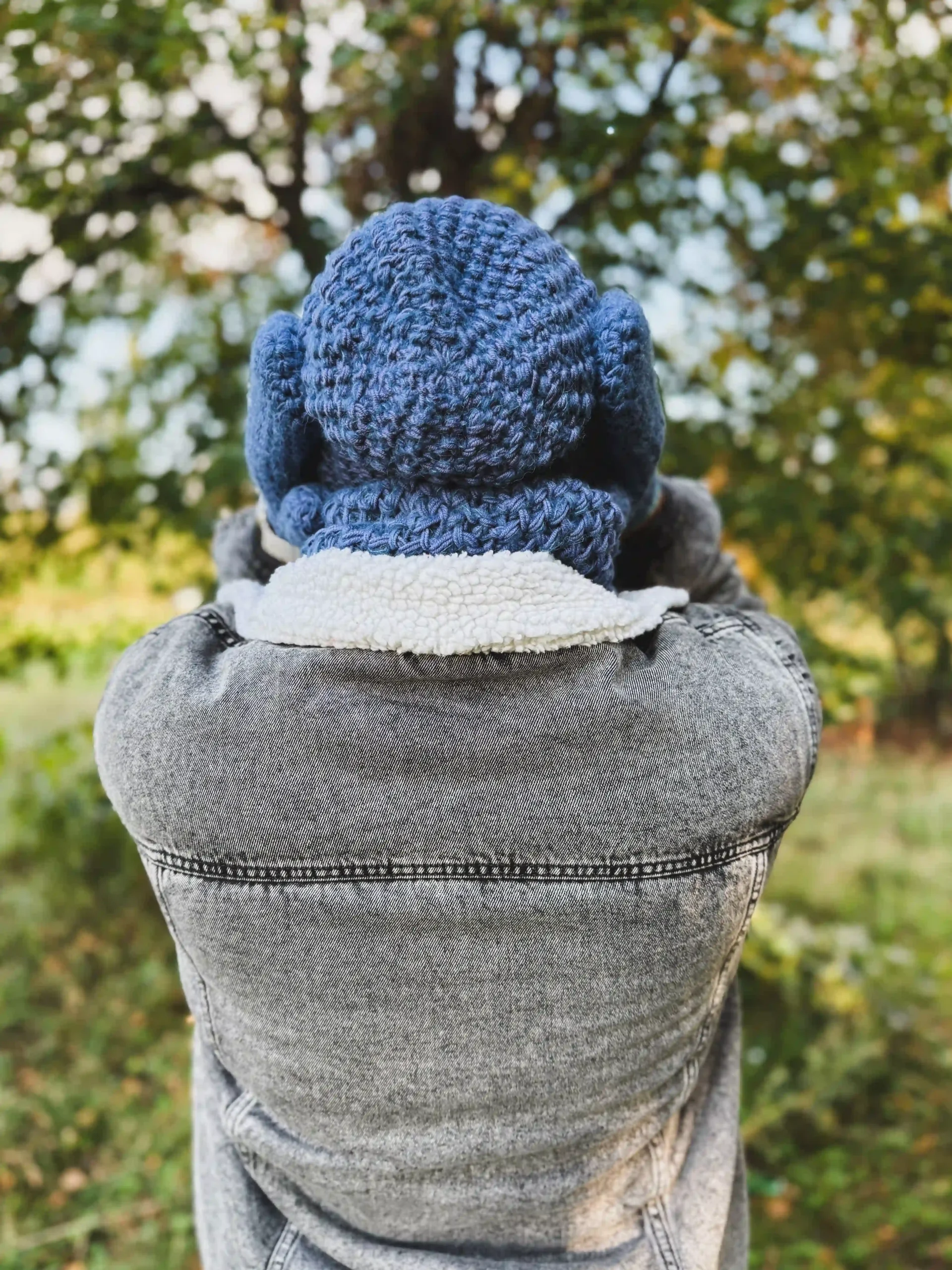 Męska czapka MERINO Neverland "Ciemny niebieski" + podszewka JEDWAB 32 meska czapka na drutach merino scaled 1