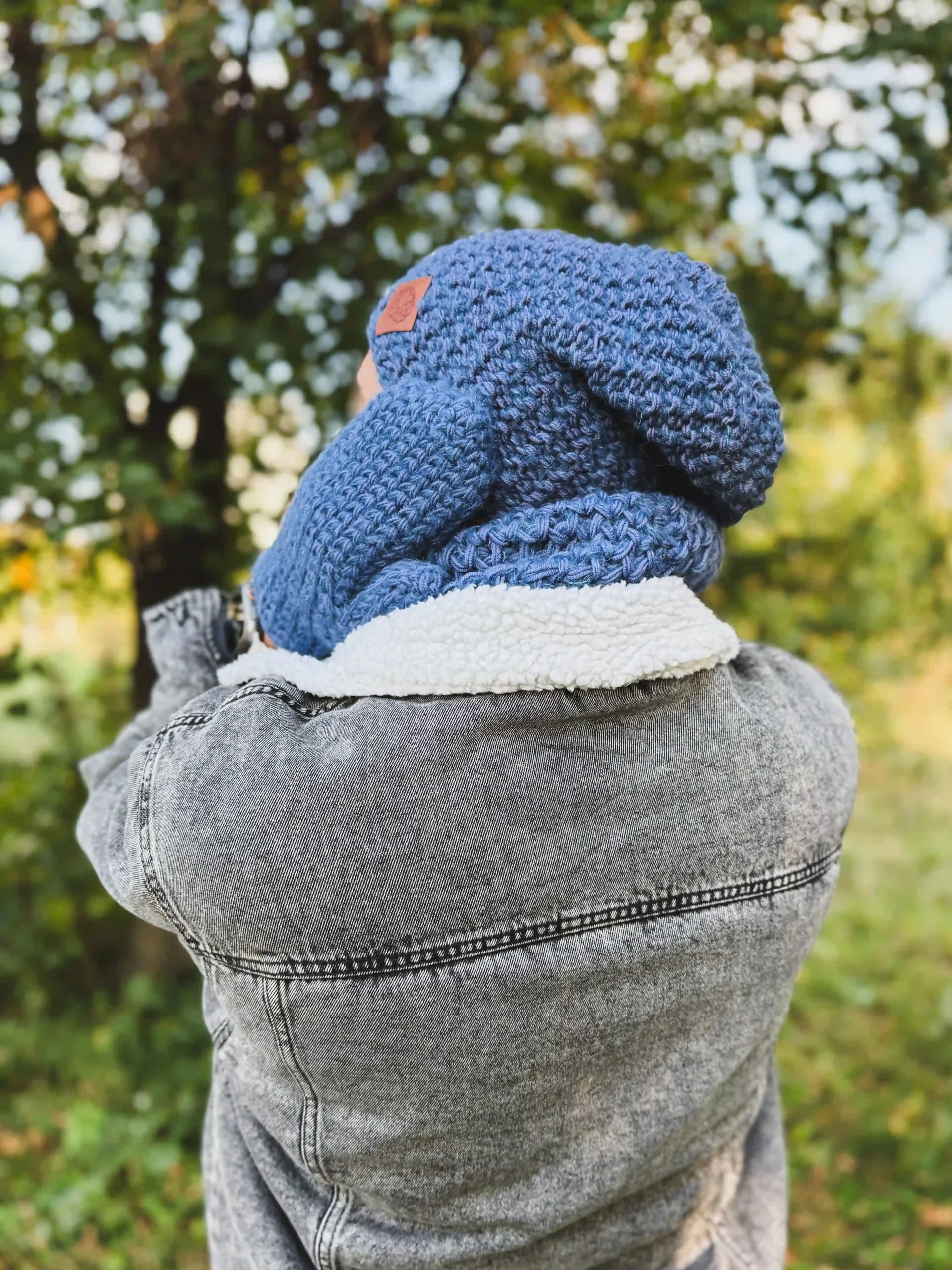 Męskie rękawiczki MERINO "Ciemny niebieski" 154 meskie rekawiczki merino niebieski scaled 1