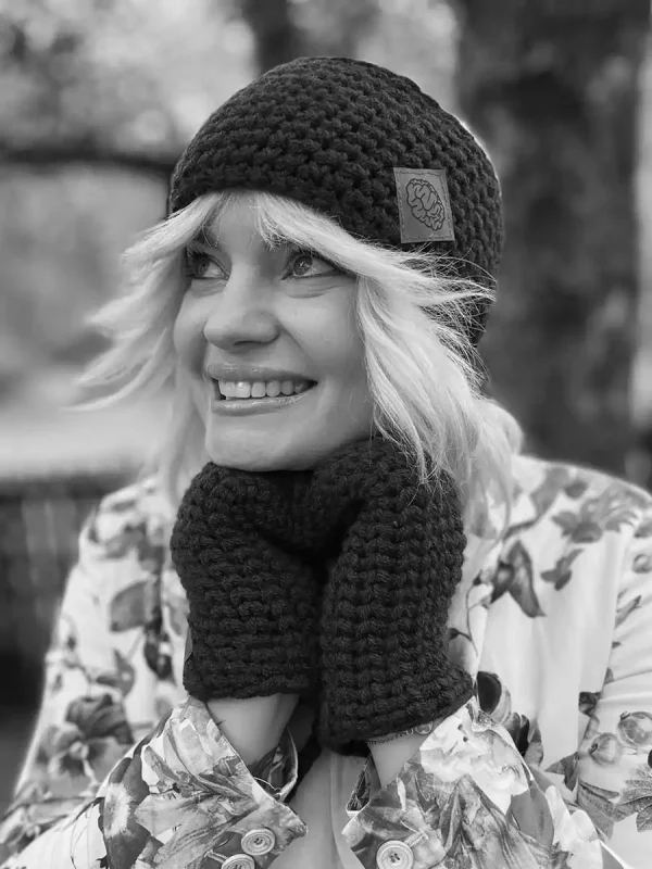 Opaska handmade na zamówienie 8 opaska na szydelku z podszewka