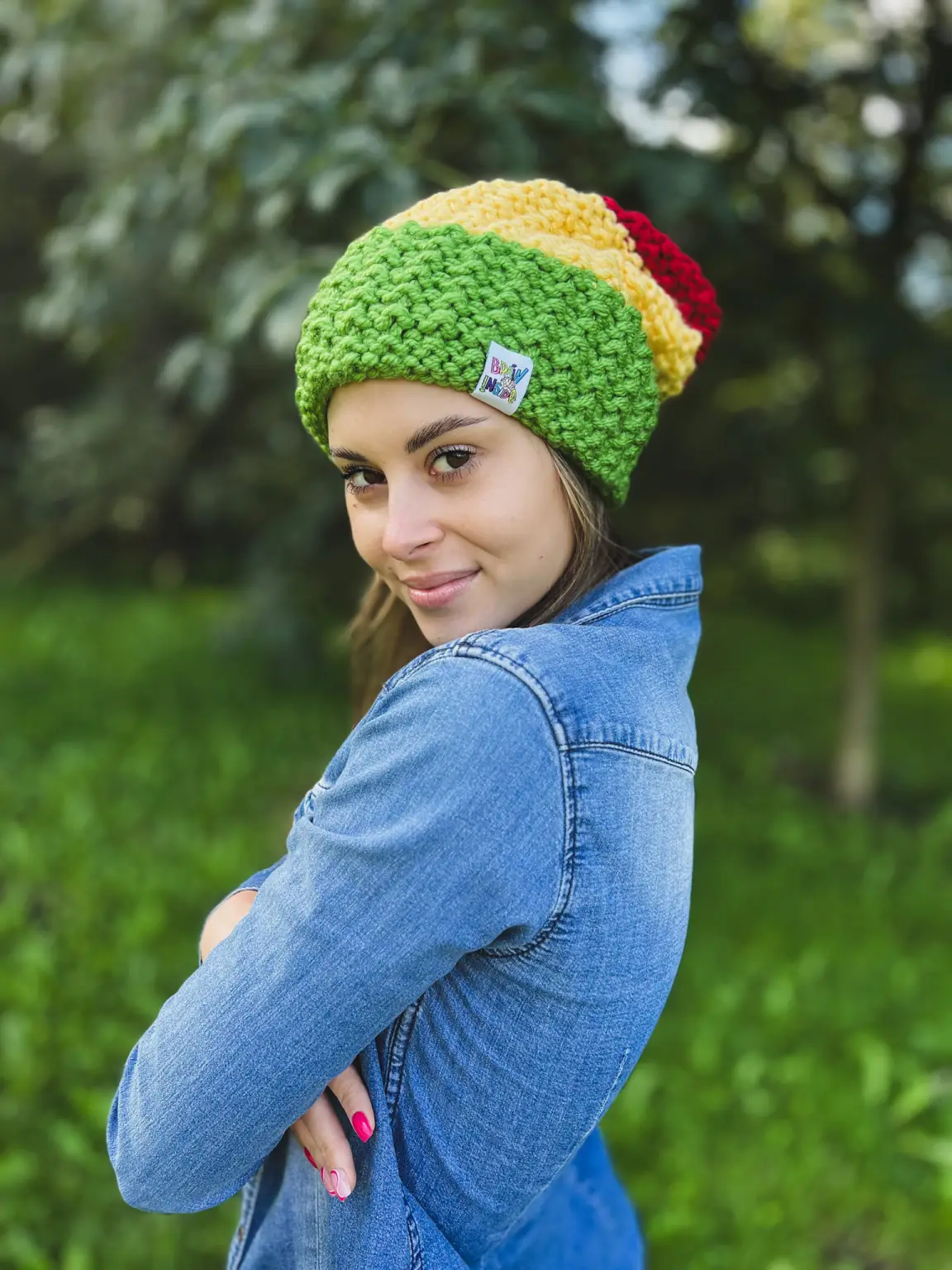 Czapka zimowa slouchy NEVERLAND "Reggae" 23 pomysl na prezent pod choinke 4