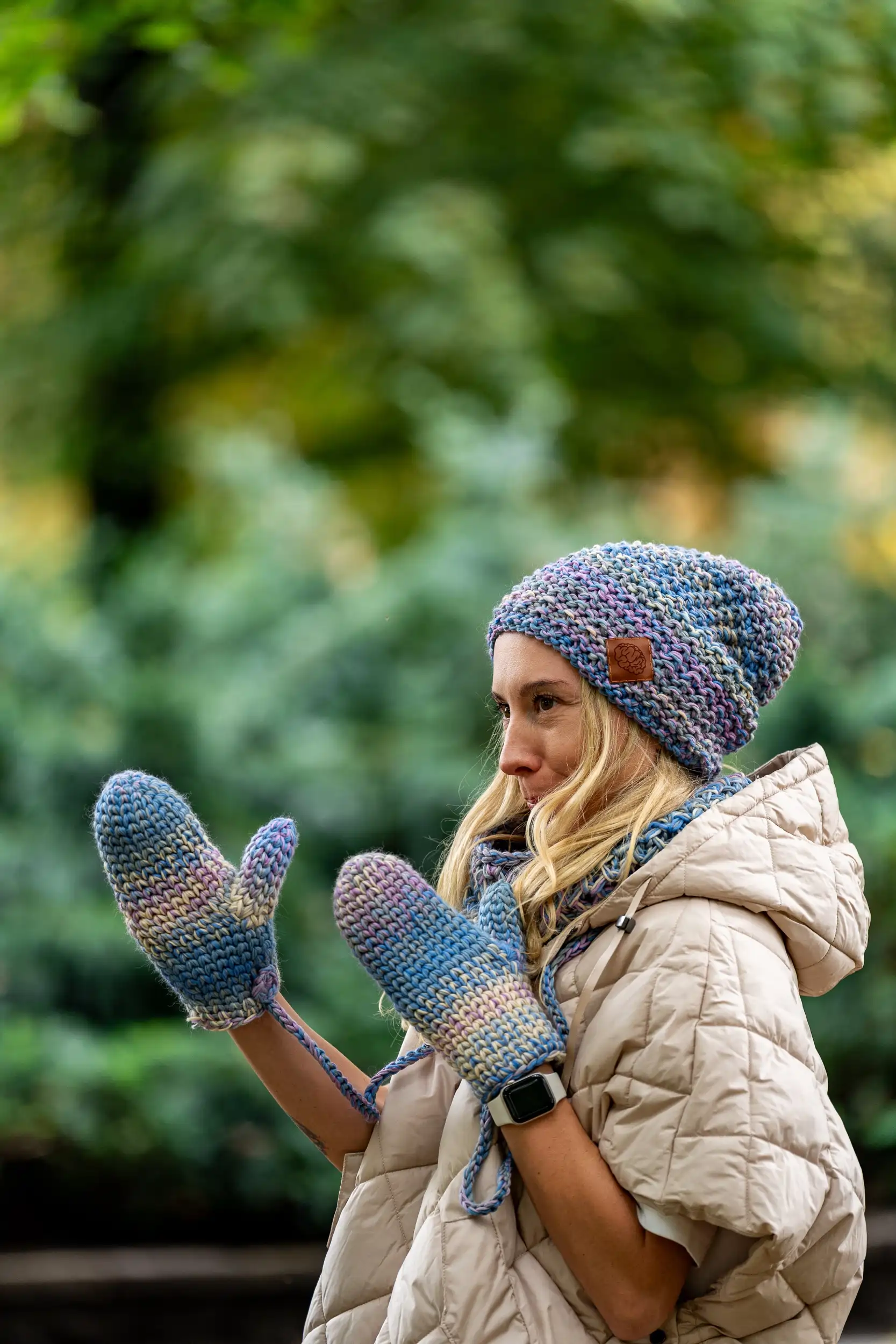 Rękawiczki MERINO 100% "Pastele" 122 producent rekawiczek merino 1