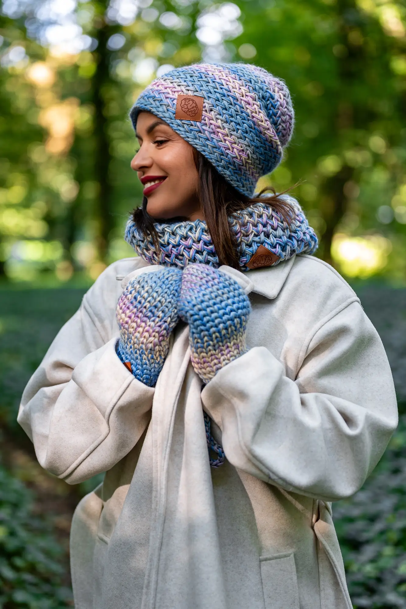 Rękawiczki MERINO 100% "Pastele" 123 rekawiczki merino 5