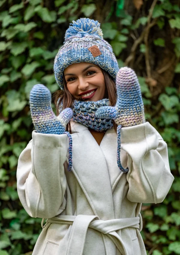 Rękawiczki MERINO 100% "Pastele" 22 rekawiczki merino kolorowe 1