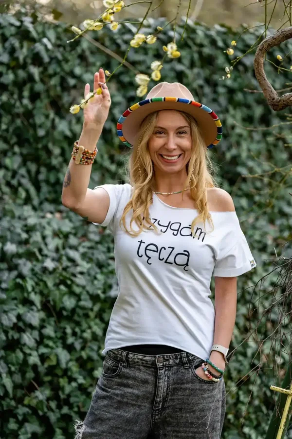 rzygam tecza koszulka