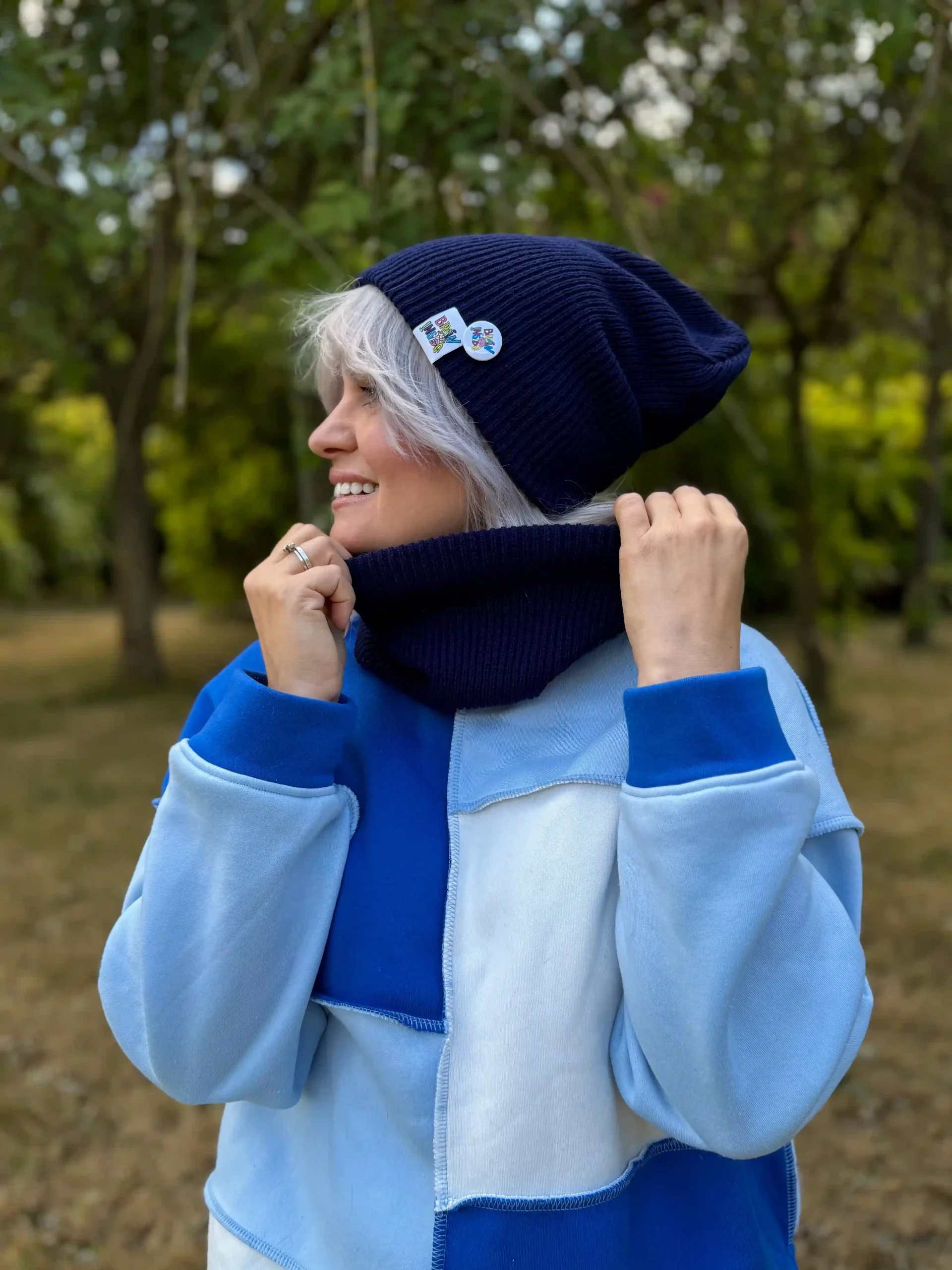Komin na szyję "Granat" 50 slouchy czapka scaled 1