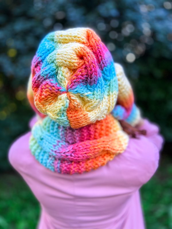 teczowe dodatki zimowe handmade