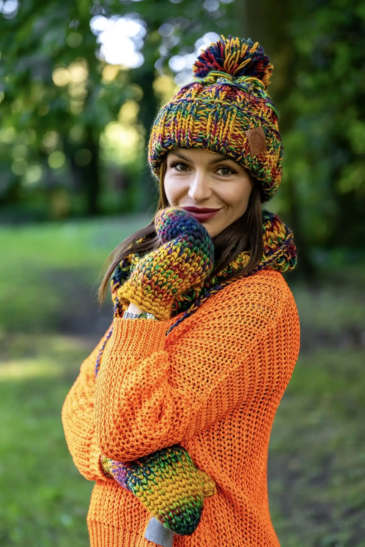 Czapka MERINO 100% Euforia "Kolory" 56 zam