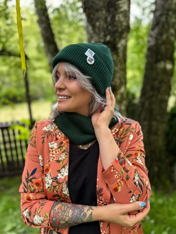 zielona czapka beanie damska scaled 1