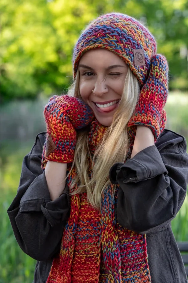 czapka merino bez pompona