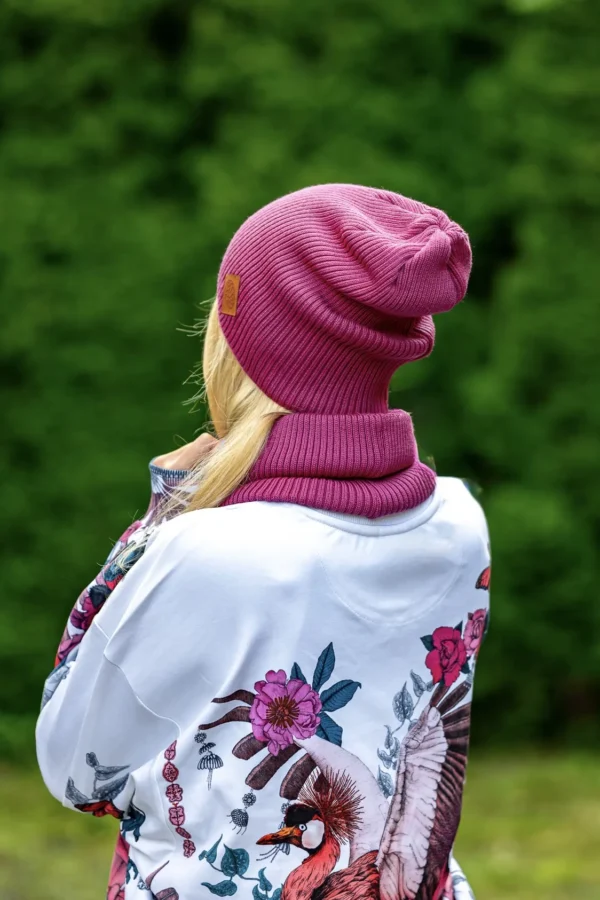 czapka merino smerfetka
