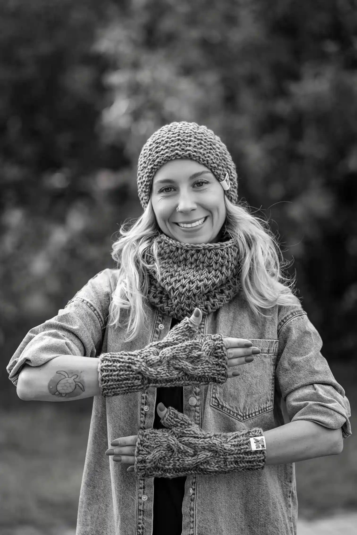 Mitenki handmade na zamówienie 25 rękawiczki bez palców