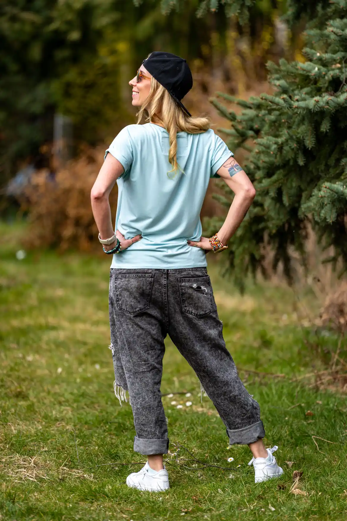 Miętowa koszulka Passion is the new black MINT KUSH 113 miętowy t shirt oversize (2)