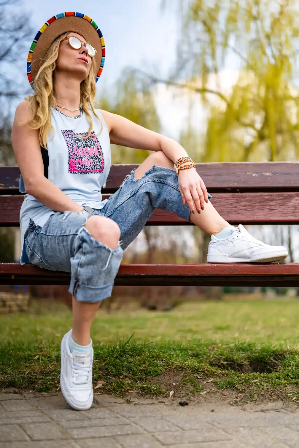 Top Wild Thing BLUE KUSH 68 tank top koszulka damska z nadrukiem