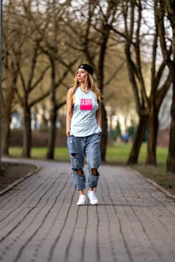 tank top z nadrukiem