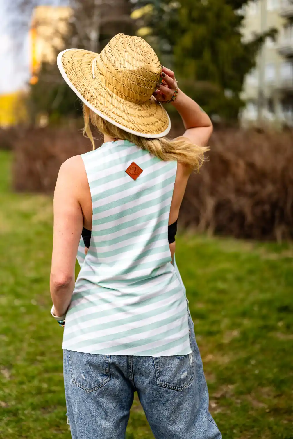 Top Vacation mode on STRIPE MINT KUSH 157 top na plaże
